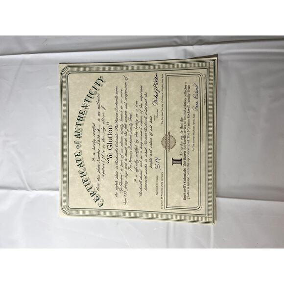 Colonial rockwell plate - Picture 2 of 3